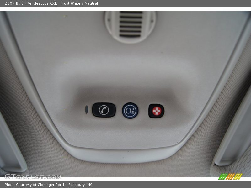 Frost White / Neutral 2007 Buick Rendezvous CXL