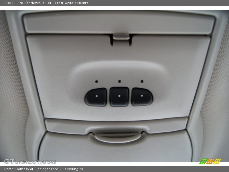 Frost White / Neutral 2007 Buick Rendezvous CXL