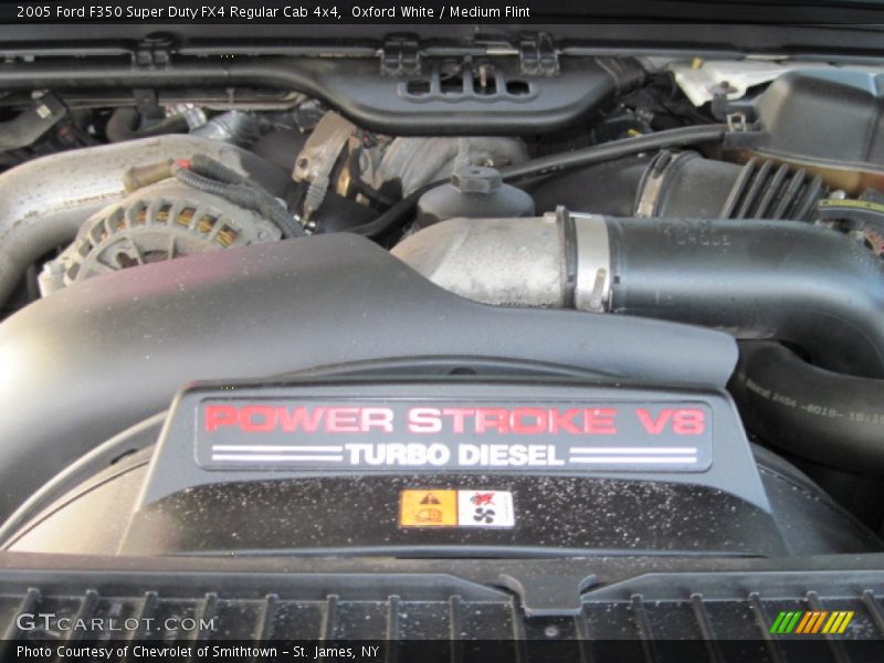 Oxford White / Medium Flint 2005 Ford F350 Super Duty FX4 Regular Cab 4x4