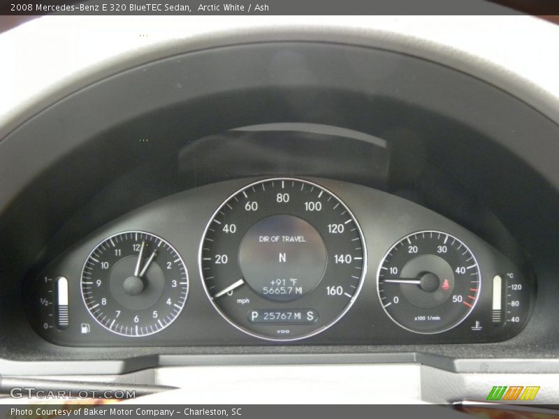 Arctic White / Ash 2008 Mercedes-Benz E 320 BlueTEC Sedan