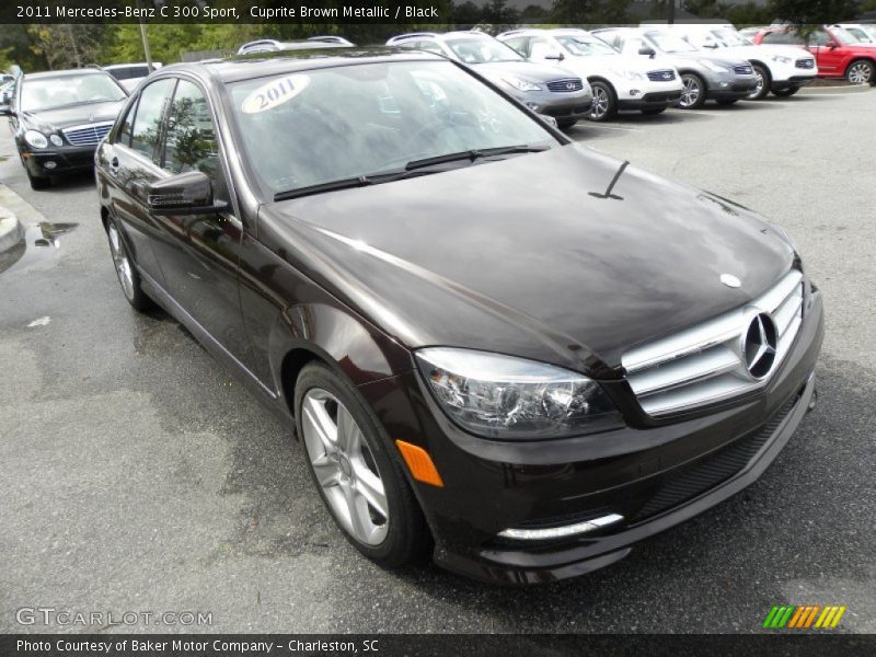 Cuprite Brown Metallic / Black 2011 Mercedes-Benz C 300 Sport
