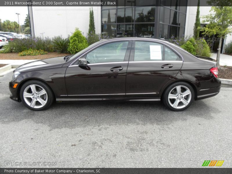Cuprite Brown Metallic / Black 2011 Mercedes-Benz C 300 Sport