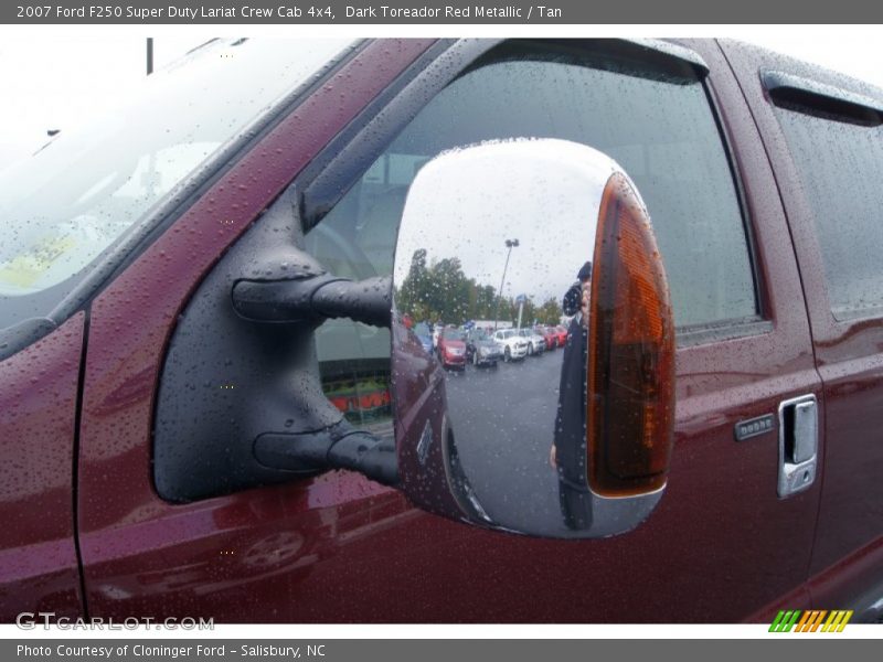 Dark Toreador Red Metallic / Tan 2007 Ford F250 Super Duty Lariat Crew Cab 4x4