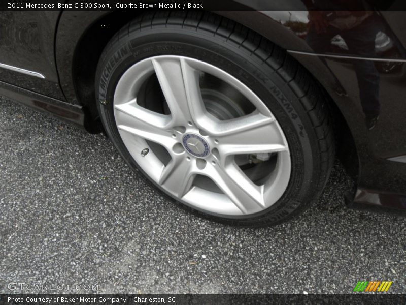 Cuprite Brown Metallic / Black 2011 Mercedes-Benz C 300 Sport