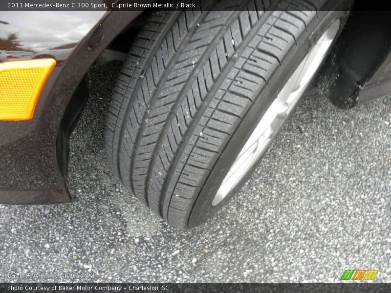 Cuprite Brown Metallic / Black 2011 Mercedes-Benz C 300 Sport