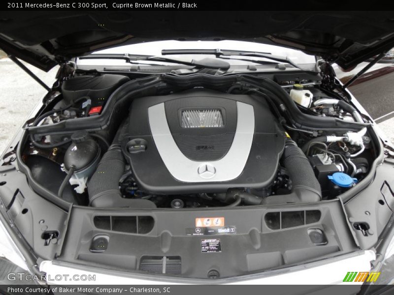 Cuprite Brown Metallic / Black 2011 Mercedes-Benz C 300 Sport