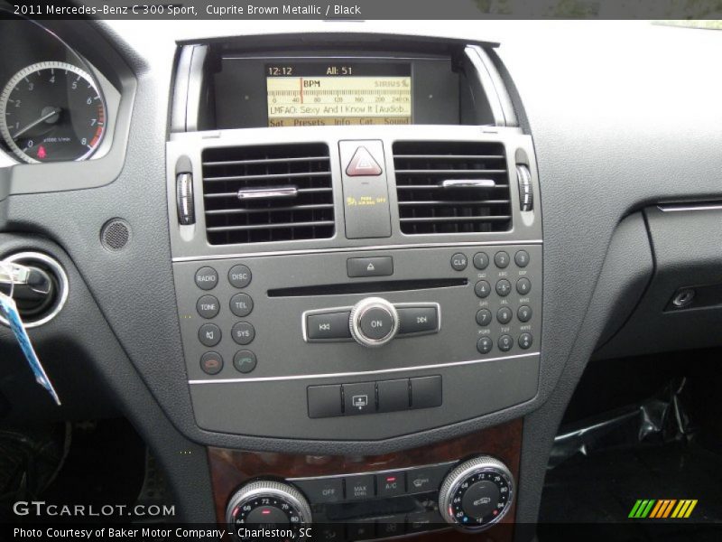 Cuprite Brown Metallic / Black 2011 Mercedes-Benz C 300 Sport