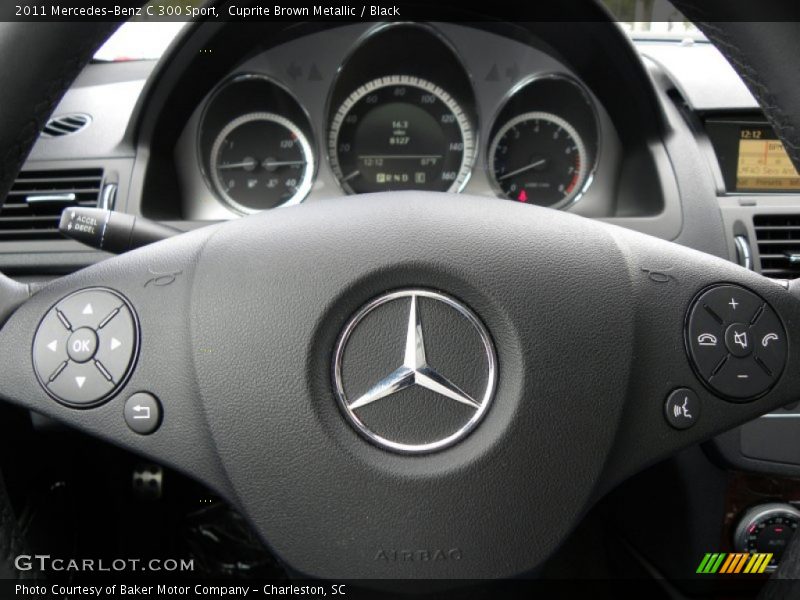 Cuprite Brown Metallic / Black 2011 Mercedes-Benz C 300 Sport