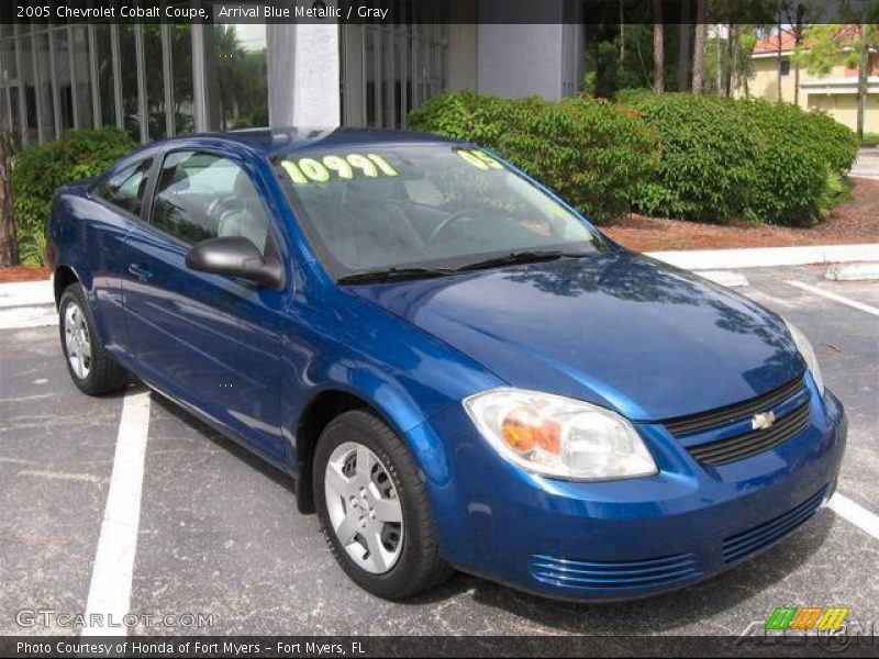 Arrival Blue Metallic / Gray 2005 Chevrolet Cobalt Coupe