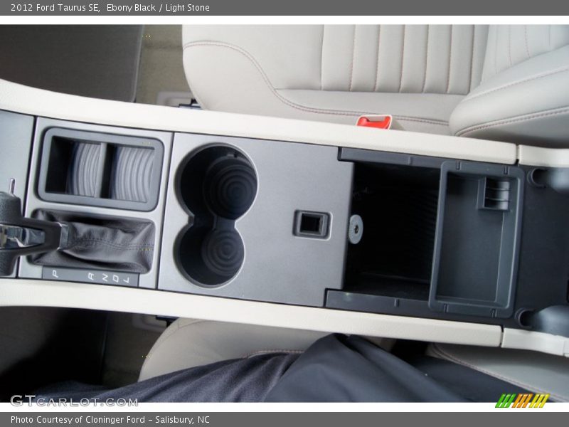 Ebony Black / Light Stone 2012 Ford Taurus SE