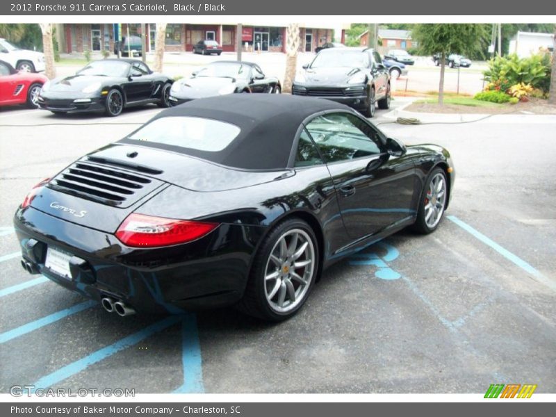 Black / Black 2012 Porsche 911 Carrera S Cabriolet