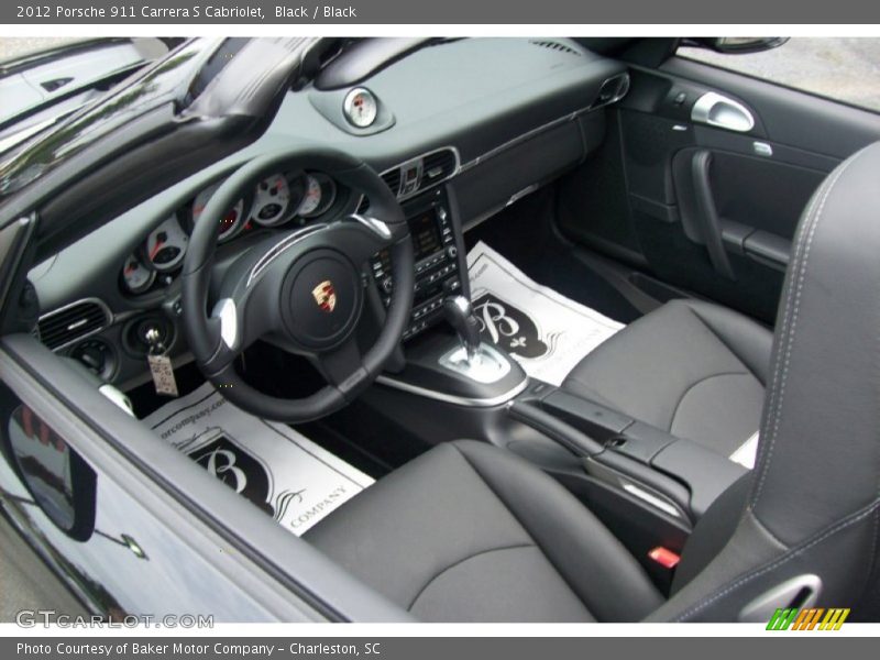 Black / Black 2012 Porsche 911 Carrera S Cabriolet