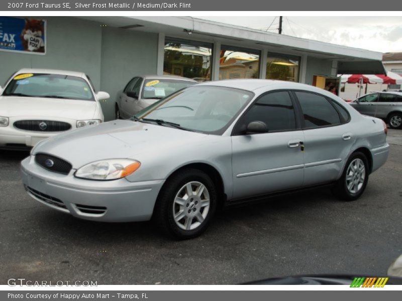 Silver Frost Metallic / Medium/Dark Flint 2007 Ford Taurus SE