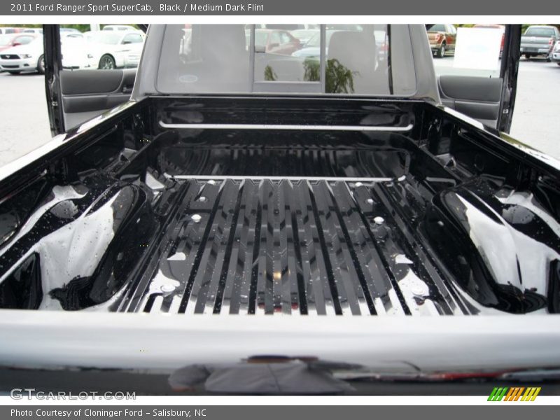 Black / Medium Dark Flint 2011 Ford Ranger Sport SuperCab