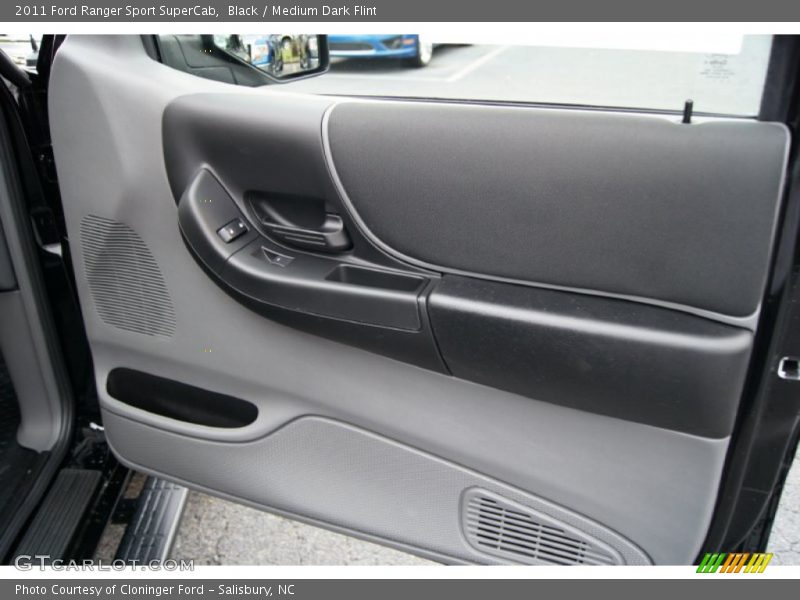 Black / Medium Dark Flint 2011 Ford Ranger Sport SuperCab