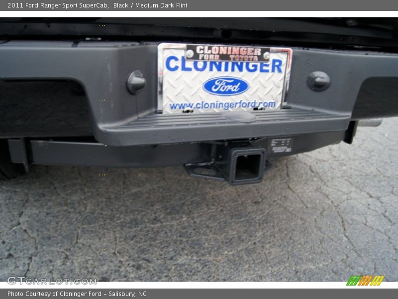 Black / Medium Dark Flint 2011 Ford Ranger Sport SuperCab