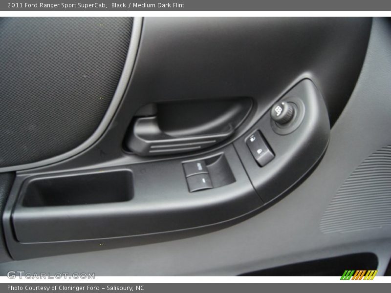 Black / Medium Dark Flint 2011 Ford Ranger Sport SuperCab