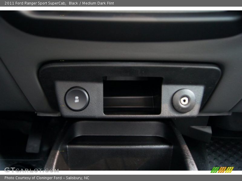 Black / Medium Dark Flint 2011 Ford Ranger Sport SuperCab