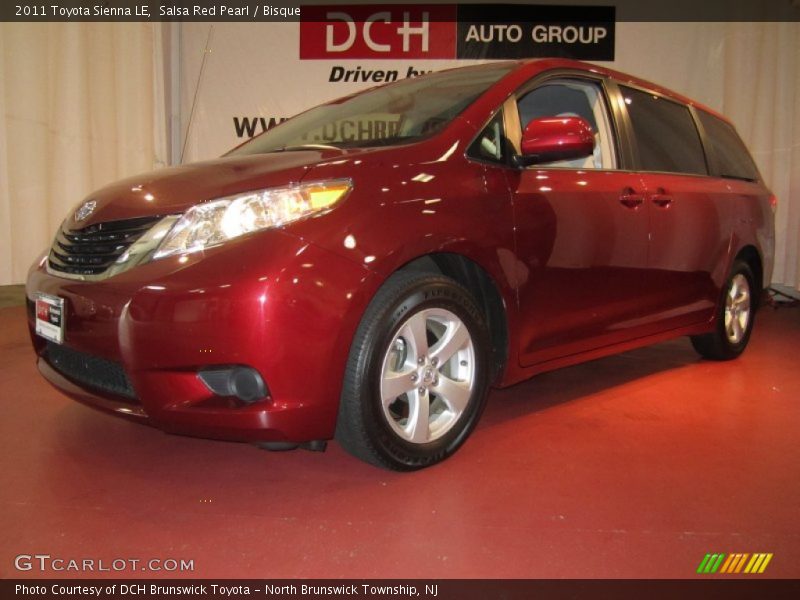 Salsa Red Pearl / Bisque 2011 Toyota Sienna LE