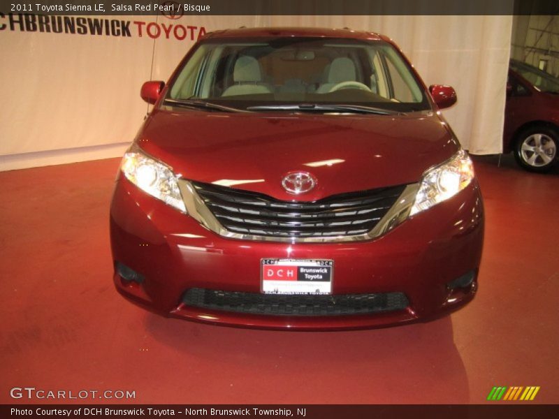 Salsa Red Pearl / Bisque 2011 Toyota Sienna LE
