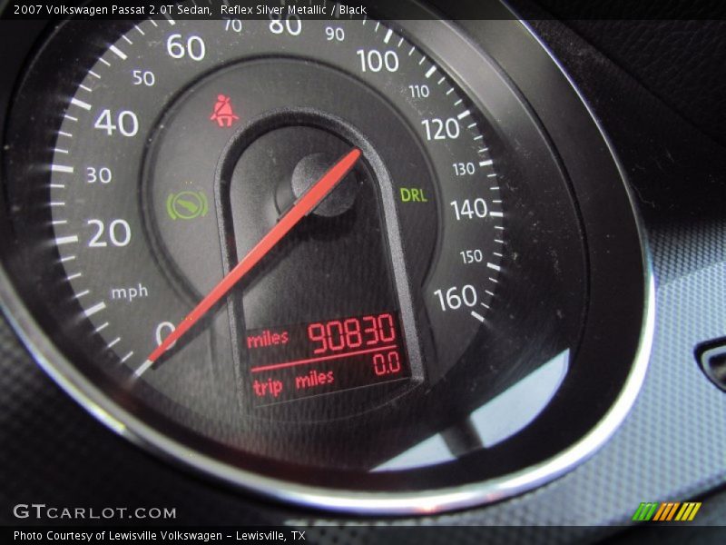 Reflex Silver Metallic / Black 2007 Volkswagen Passat 2.0T Sedan