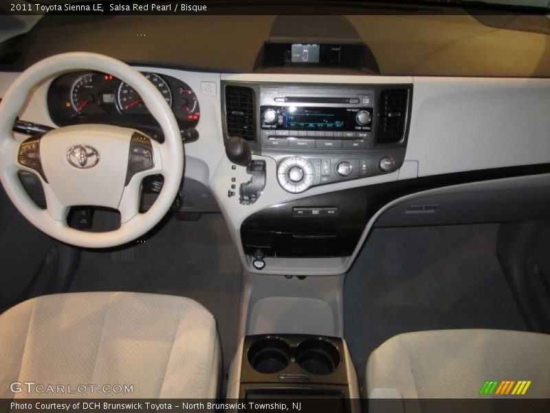 Salsa Red Pearl / Bisque 2011 Toyota Sienna LE