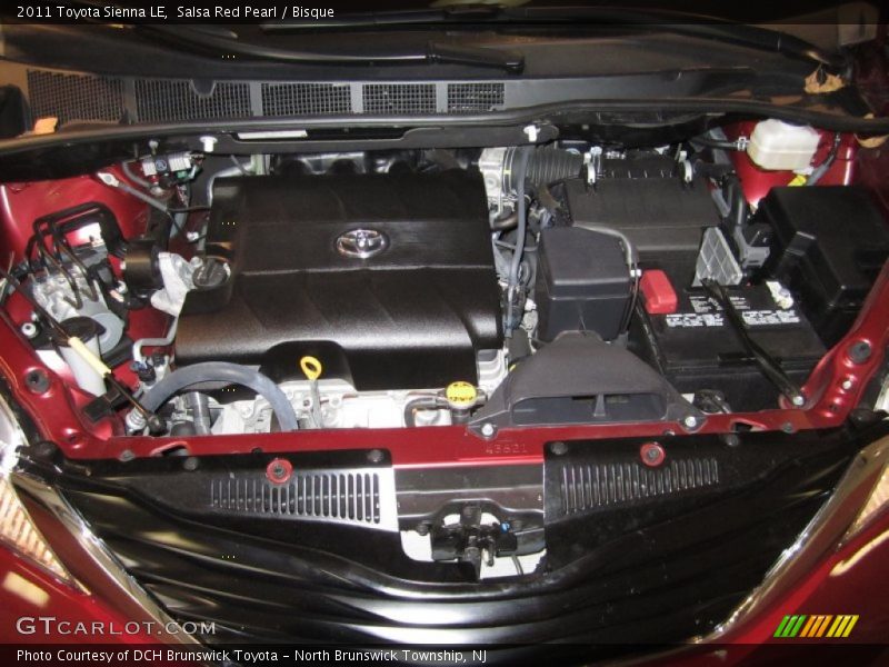 Salsa Red Pearl / Bisque 2011 Toyota Sienna LE