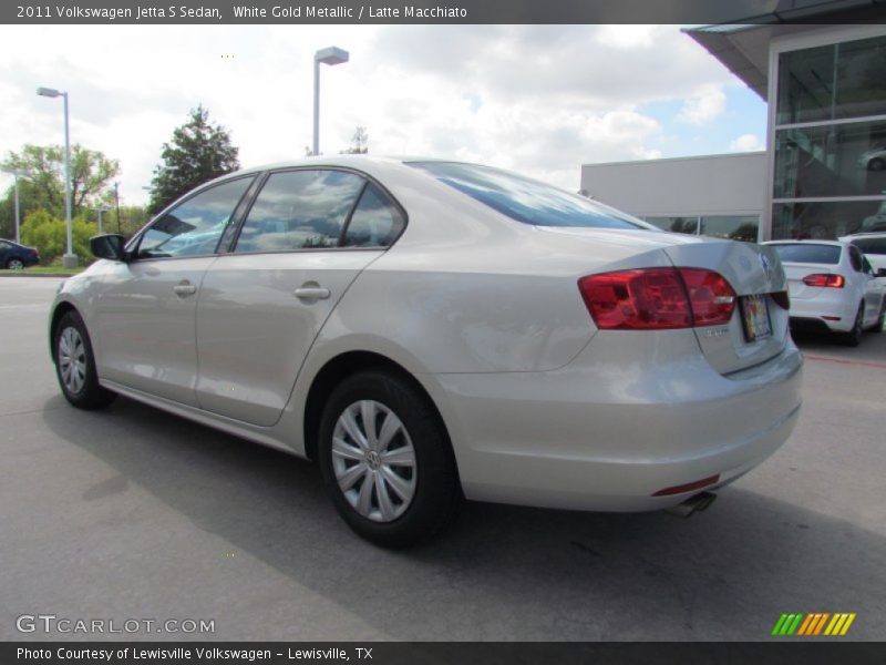 White Gold Metallic / Latte Macchiato 2011 Volkswagen Jetta S Sedan