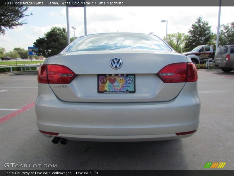 White Gold Metallic / Latte Macchiato 2011 Volkswagen Jetta S Sedan