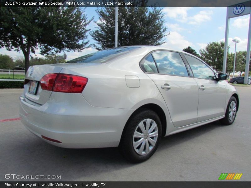 White Gold Metallic / Latte Macchiato 2011 Volkswagen Jetta S Sedan