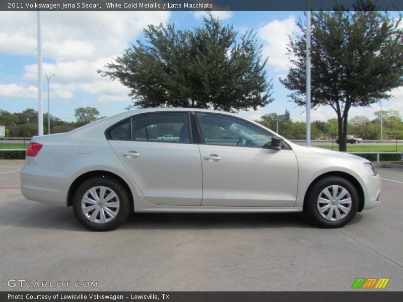 White Gold Metallic / Latte Macchiato 2011 Volkswagen Jetta S Sedan