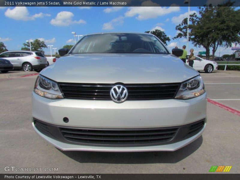 White Gold Metallic / Latte Macchiato 2011 Volkswagen Jetta S Sedan