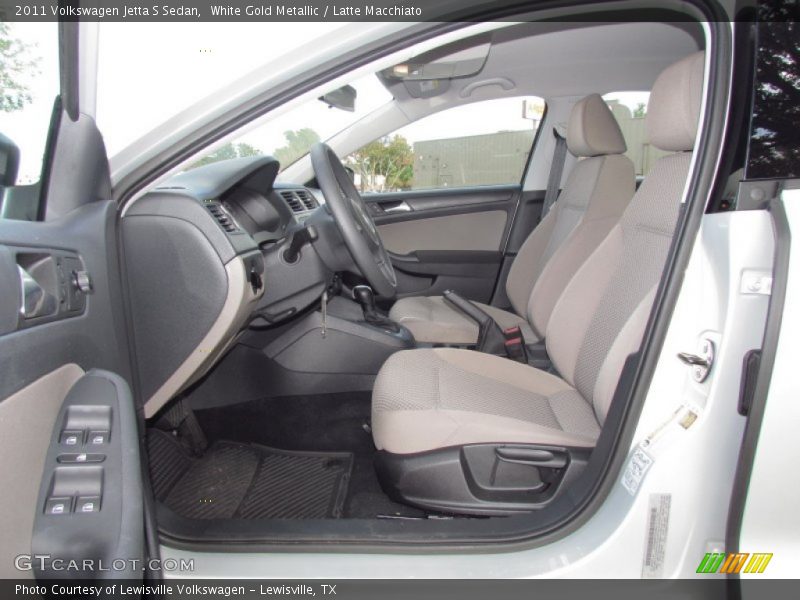 White Gold Metallic / Latte Macchiato 2011 Volkswagen Jetta S Sedan