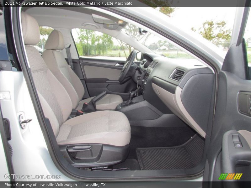 White Gold Metallic / Latte Macchiato 2011 Volkswagen Jetta S Sedan
