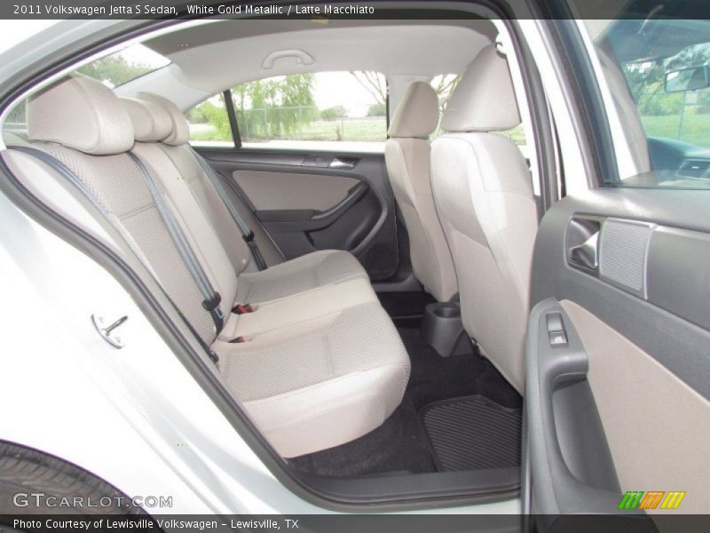 White Gold Metallic / Latte Macchiato 2011 Volkswagen Jetta S Sedan