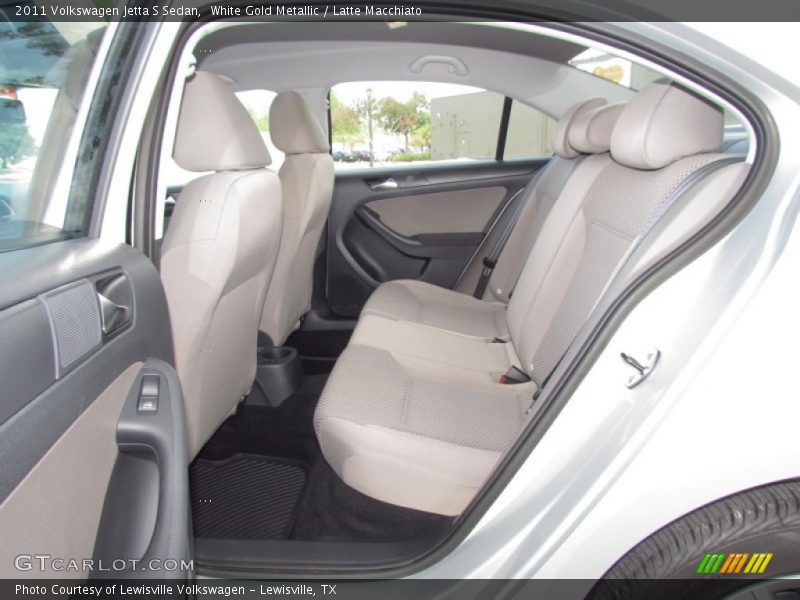 White Gold Metallic / Latte Macchiato 2011 Volkswagen Jetta S Sedan