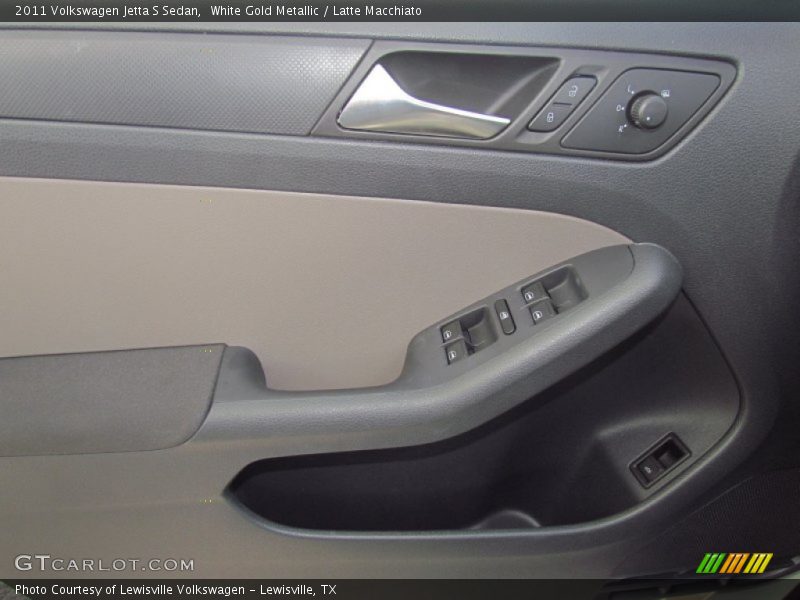 White Gold Metallic / Latte Macchiato 2011 Volkswagen Jetta S Sedan