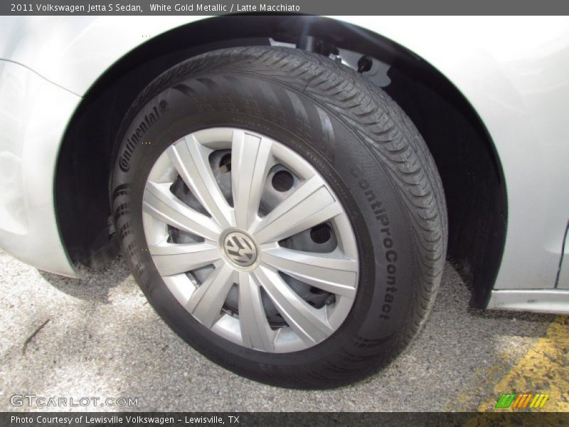 White Gold Metallic / Latte Macchiato 2011 Volkswagen Jetta S Sedan