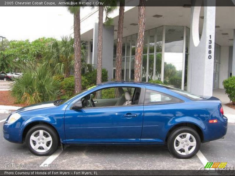 Arrival Blue Metallic / Gray 2005 Chevrolet Cobalt Coupe