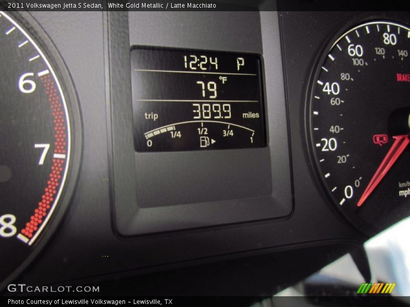 White Gold Metallic / Latte Macchiato 2011 Volkswagen Jetta S Sedan