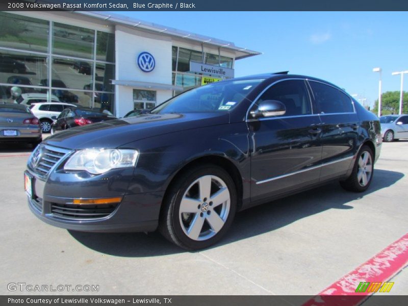 Blue Graphite / Black 2008 Volkswagen Passat Komfort Sedan