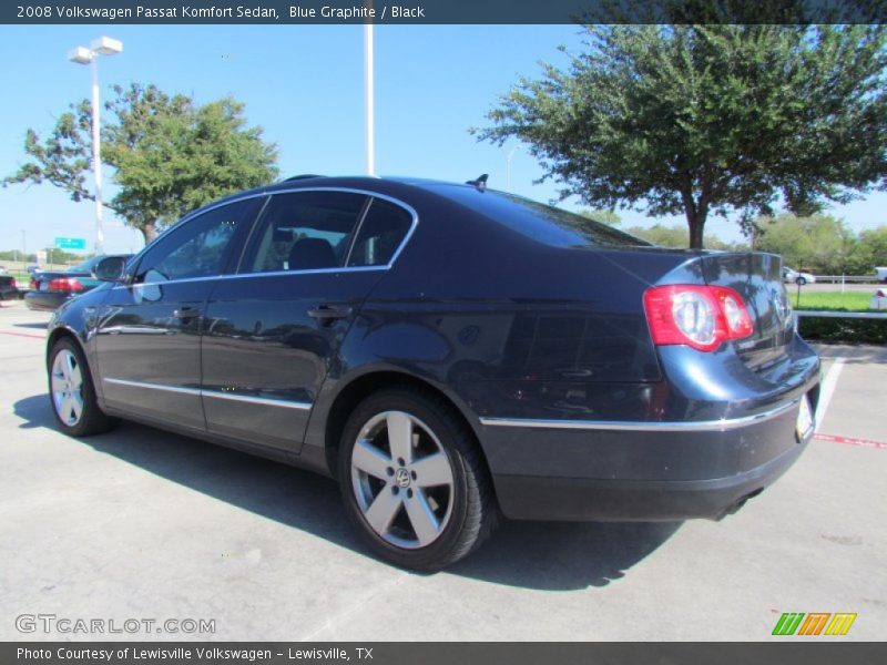Blue Graphite / Black 2008 Volkswagen Passat Komfort Sedan