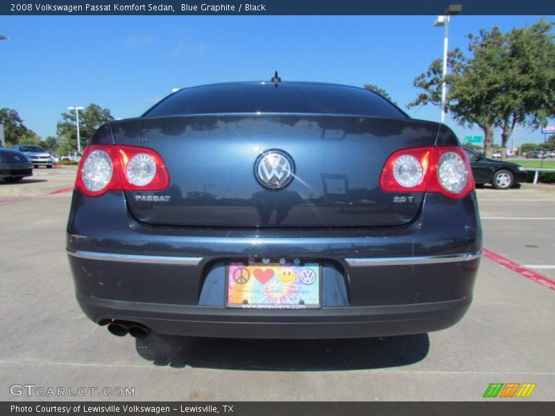 Blue Graphite / Black 2008 Volkswagen Passat Komfort Sedan