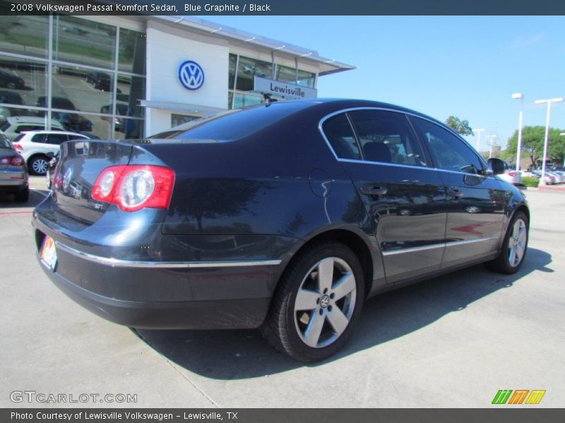 Blue Graphite / Black 2008 Volkswagen Passat Komfort Sedan