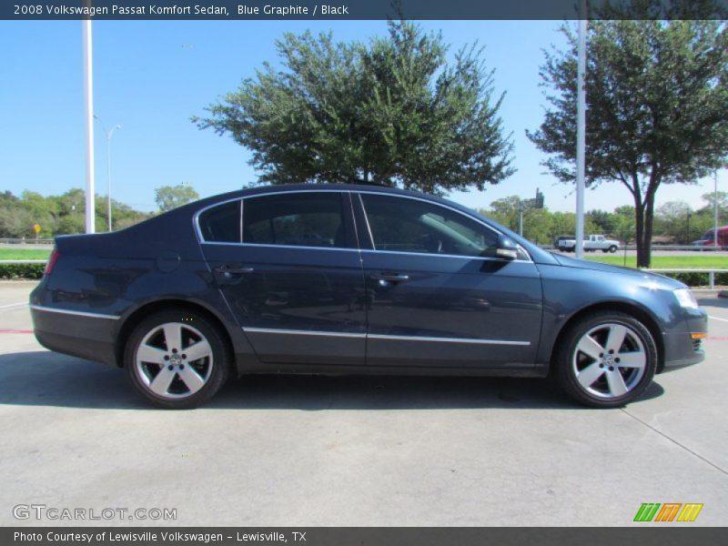 Blue Graphite / Black 2008 Volkswagen Passat Komfort Sedan