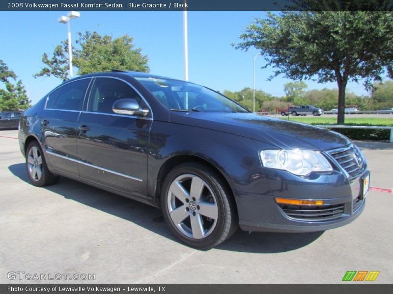 Blue Graphite / Black 2008 Volkswagen Passat Komfort Sedan