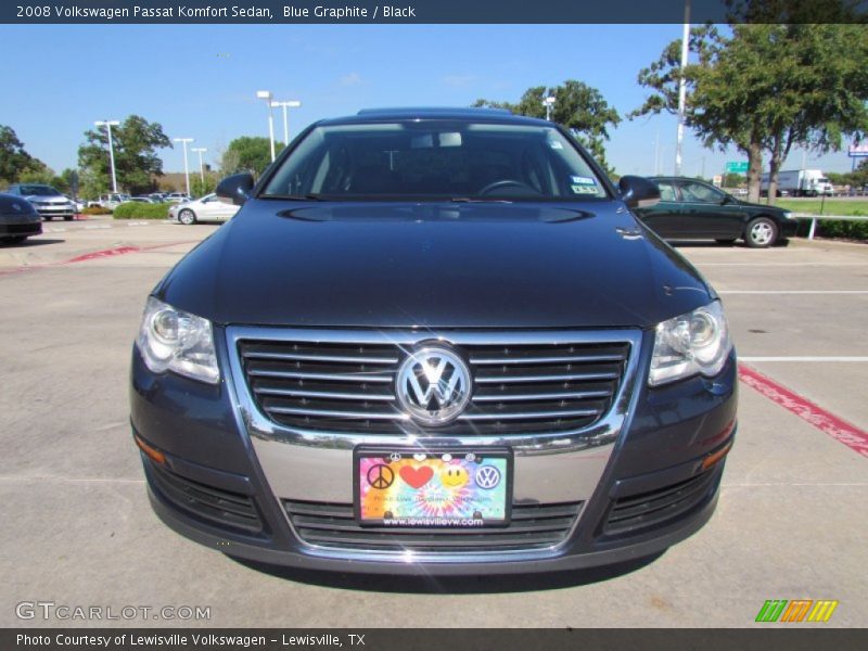Blue Graphite / Black 2008 Volkswagen Passat Komfort Sedan
