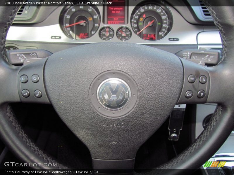Blue Graphite / Black 2008 Volkswagen Passat Komfort Sedan