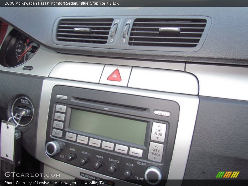 Blue Graphite / Black 2008 Volkswagen Passat Komfort Sedan
