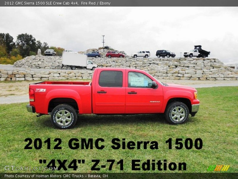 Fire Red / Ebony 2012 GMC Sierra 1500 SLE Crew Cab 4x4